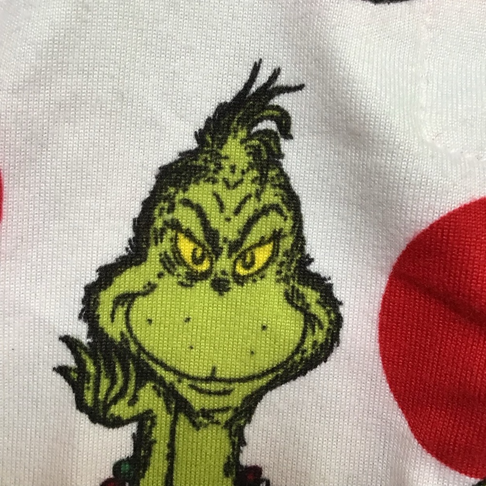 The Grinch Max the Dog Dr Seuss Green Red Dog Small Pet Tee Shirt Medium NWT - Picture 3 of 13